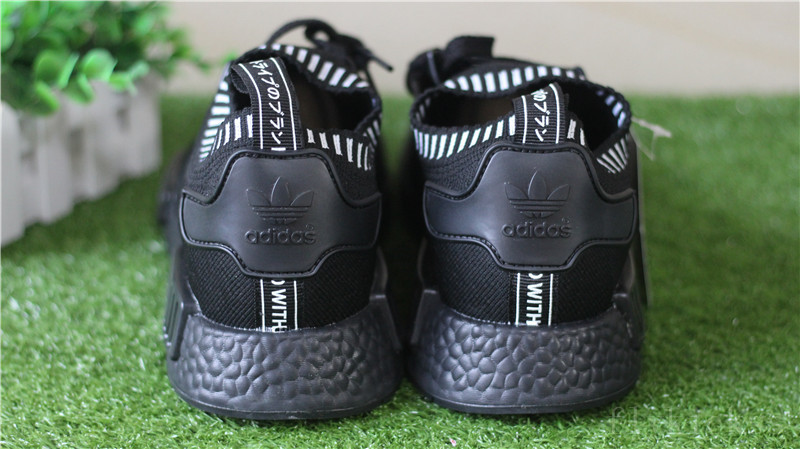 Adidas NMD R1 Primeknit Blackout Triple Black